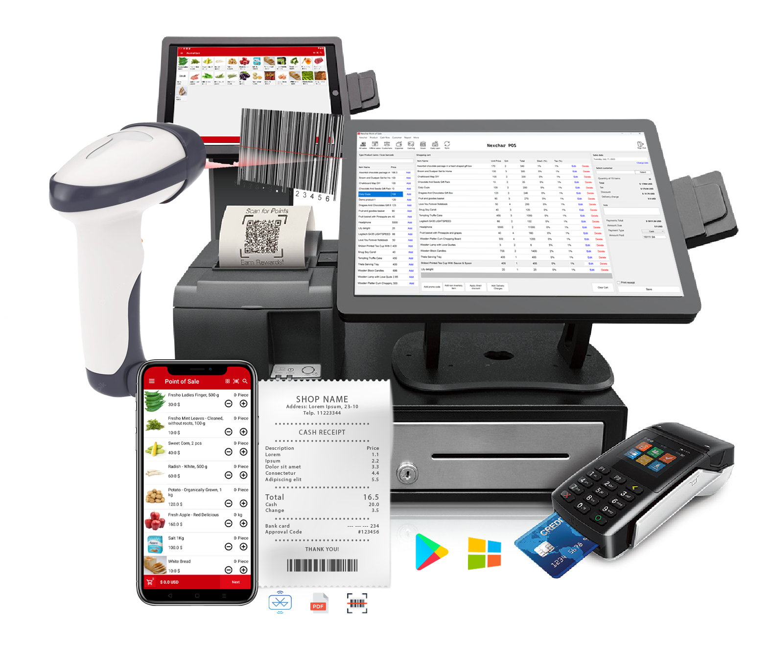 Free Point of sale software (POS) for your business | Nexchar POS