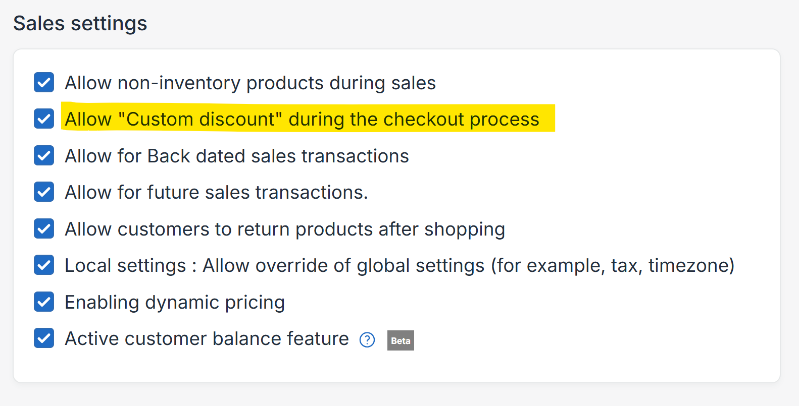 Allow Custom discount during the checkout process